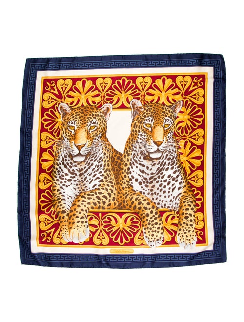 Salvatore Ferragamo Silk Printed Scarf