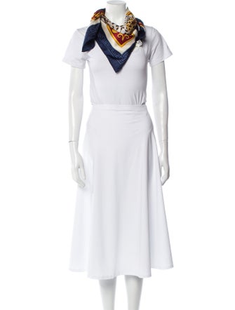 Salvatore Ferragamo Silk Printed Scarf