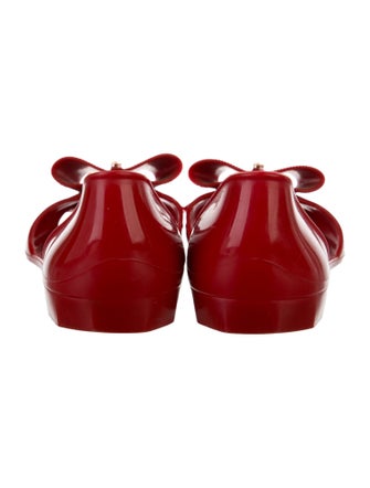 Salvatore Ferragamo Rubber Bow Accents Sandals