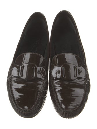 Salvatore Ferragamo Patent Leather Loafers