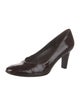 Salvatore Ferragamo Embossed Leather Pumps