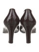 Salvatore Ferragamo Embossed Leather Pumps