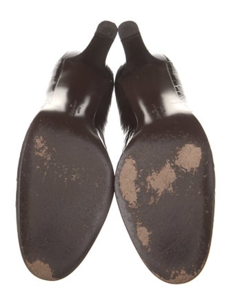 Salvatore Ferragamo Embossed Leather Pumps