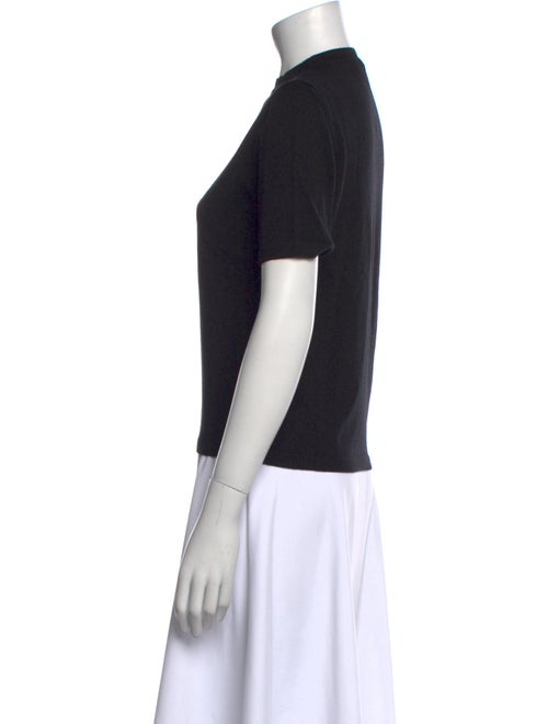 Salvatore Ferragamo Wool Mock Neck T-Shirt