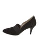 Salvatore Ferragamo Suede D'Orsay Pumps