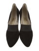Salvatore Ferragamo Suede D'Orsay Pumps
