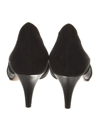 Salvatore Ferragamo Suede D'Orsay Pumps