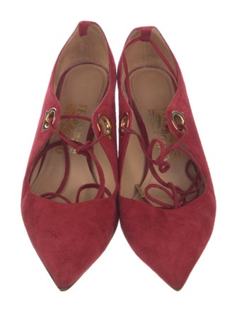 Salvatore Ferragamo Suede Pumps