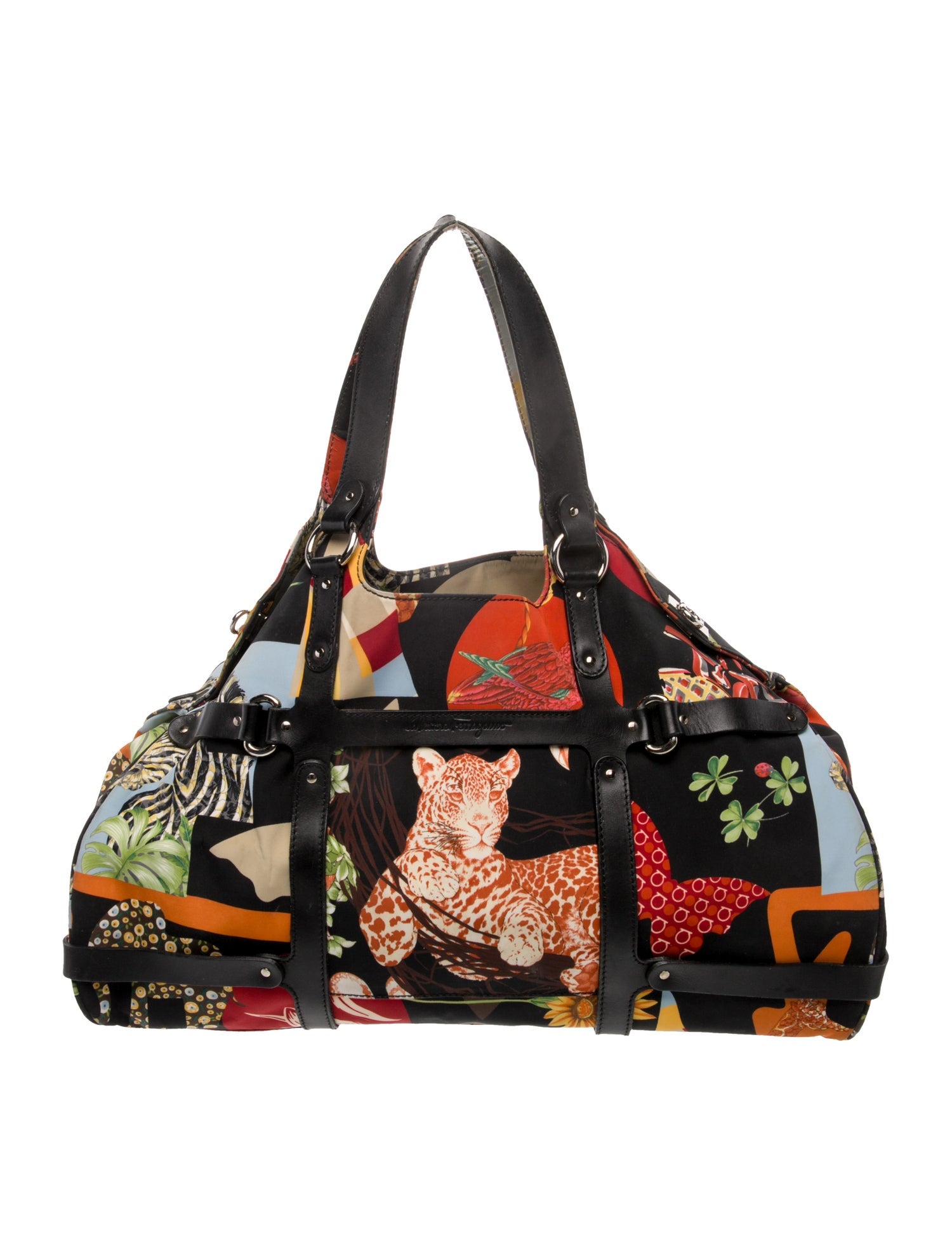 Salvatore Ferragamo Nylon Shoulder Bag