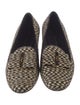 Salvatore Ferragamo Tweed Pattern Loafers