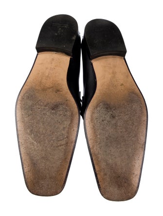 Salvatore Ferragamo Gancini Logo Leather Dress Loafers