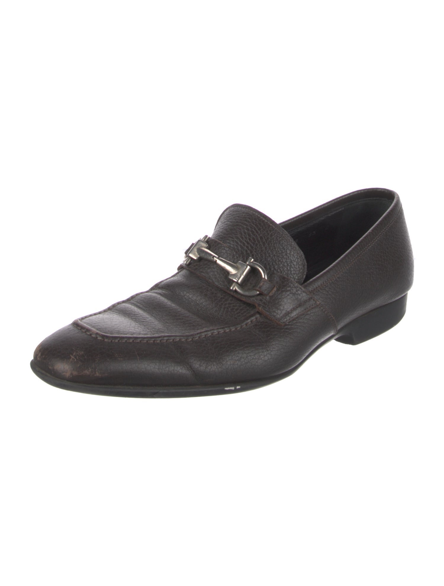 Salvatore Ferragamo Leather Dress Loafers