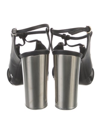 Salvatore Ferragamo Leather Slingback Pumps