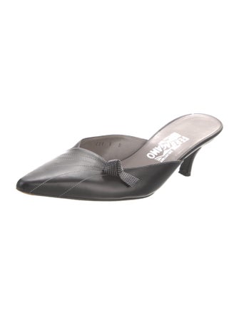 Salvatore Ferragamo Leather Mules