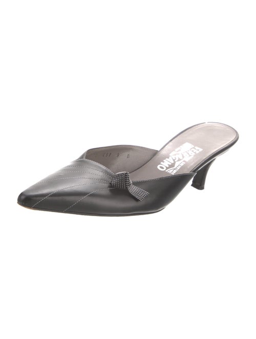 Salvatore Ferragamo Leather Mules