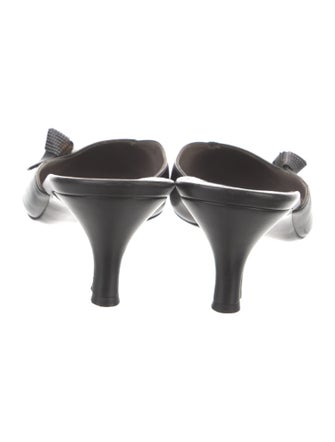 Salvatore Ferragamo Leather Mules