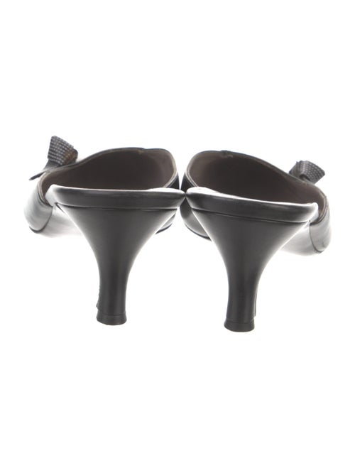 Salvatore Ferragamo Leather Mules