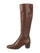 Salvatore Ferragamo Leather Riding Boots