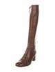Salvatore Ferragamo Leather Riding Boots