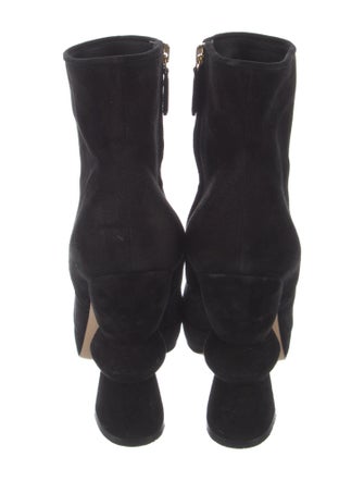 Salvatore Ferragamo Suede Sock Boots