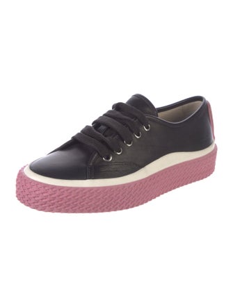 Salvatore Ferragamo Leather Sneakers