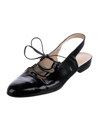 Salvatore Ferragamo Suede Slingback Flats