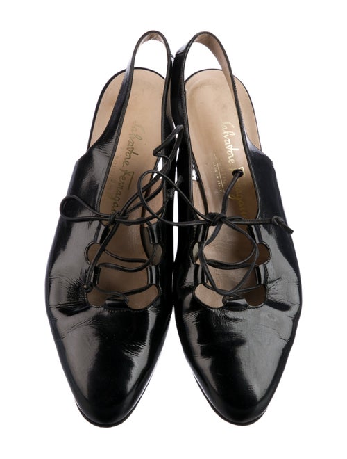 Salvatore Ferragamo Suede Slingback Flats