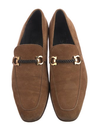 Salvatore Ferragamo Suede Dress Loafers