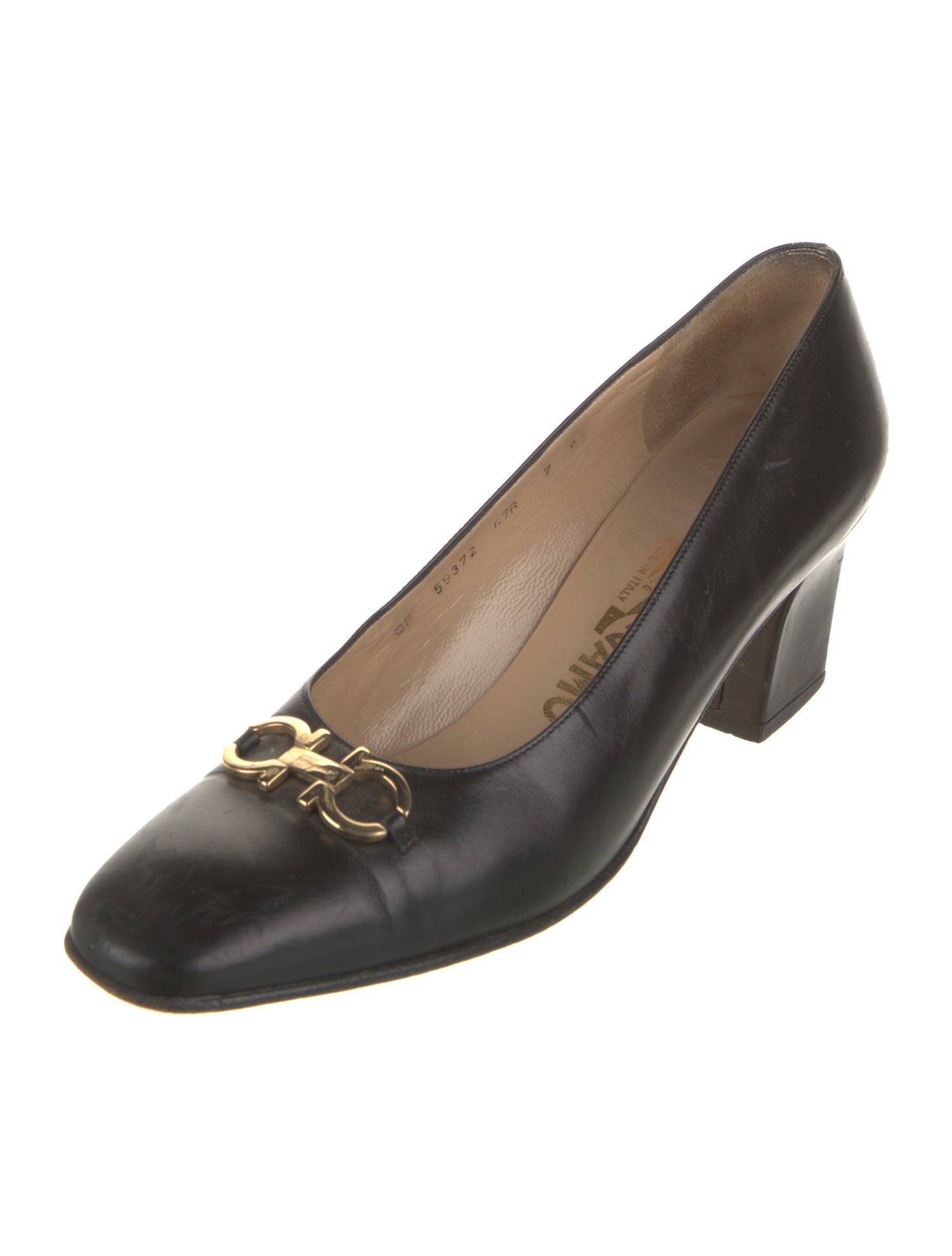 Salvatore Ferragamo Leather Pumps