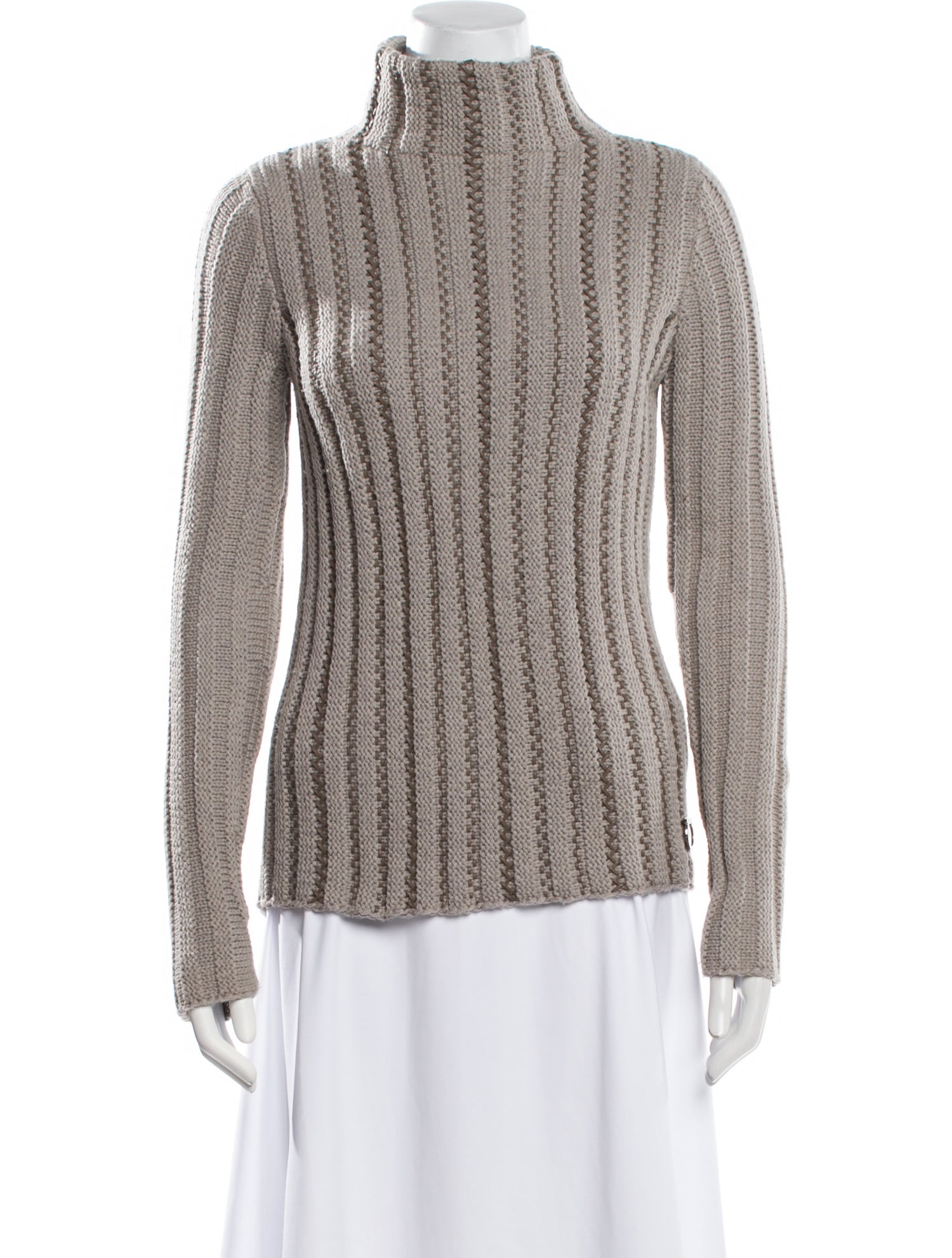 Salvatore Ferragamo Virgin Wool Turtleneck Sweater