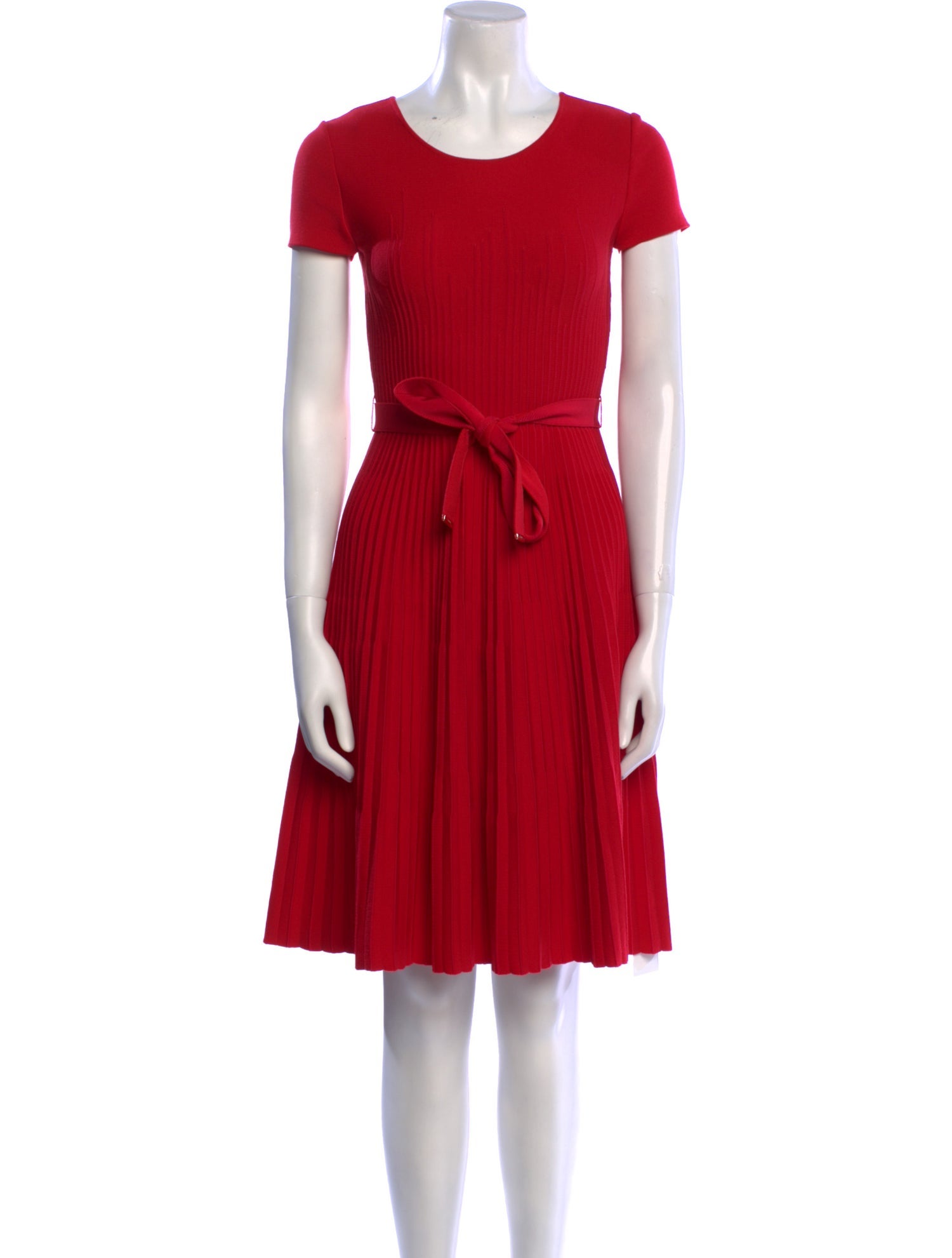 Salvatore Ferragamo Virgin Wool Knee-Length Dress