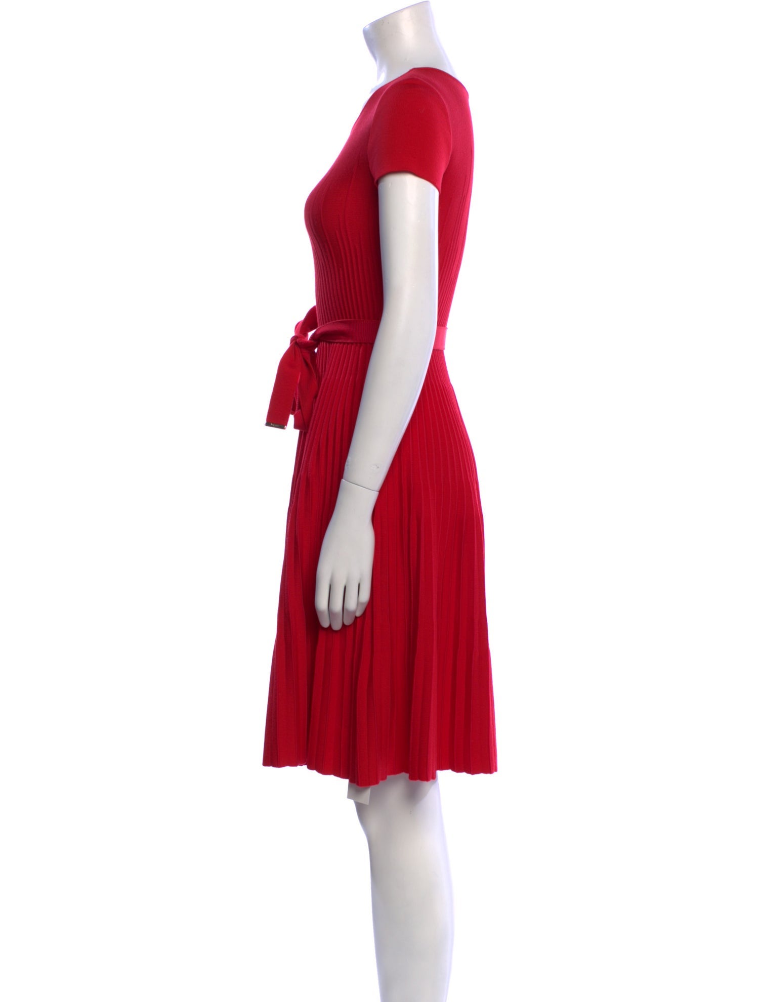 Salvatore Ferragamo Virgin Wool Knee-Length Dress