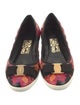 Salvatore Ferragamo Leather Printed Ballet Flats