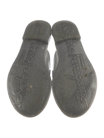 Salvatore Ferragamo Gancini Logo Rubber Slides