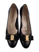 Salvatore Ferragamo Vara Bow Accent Leather Pumps