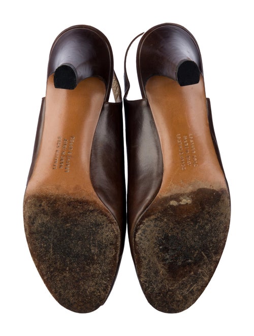 Salvatore Ferragamo Leather Slingback Pumps