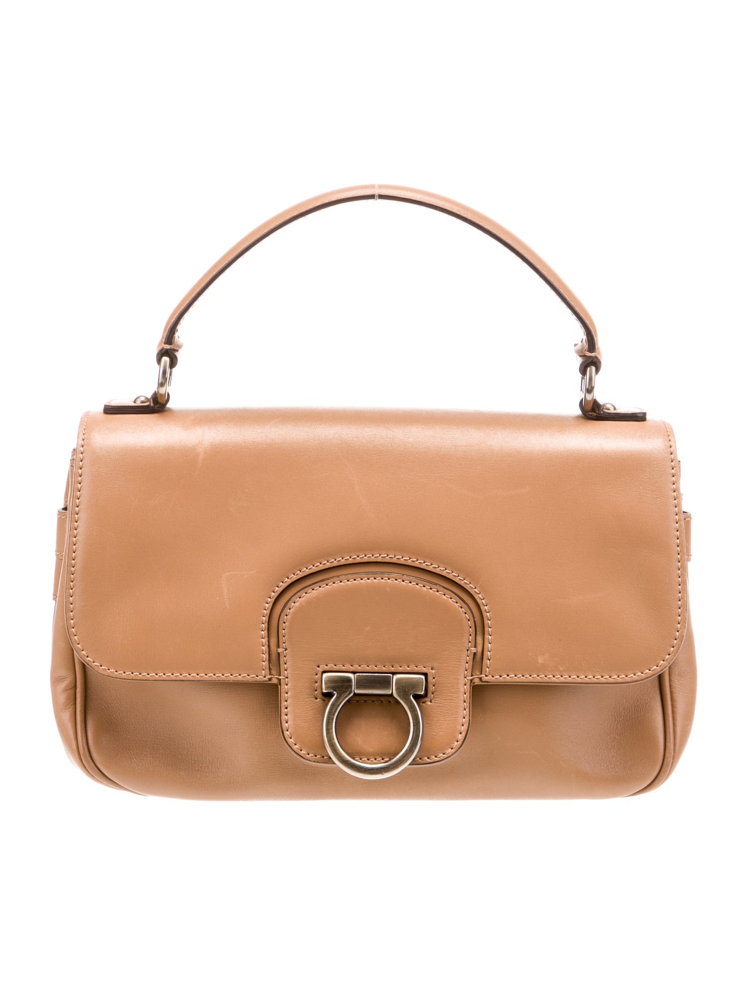 Salvatore Ferragamo Leather Top Handle Bag