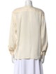 Salvatore Ferragamo Silk Crew Neck Blouse