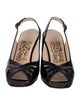 Salvatore Ferragamo Patent Leather Slingback Pumps