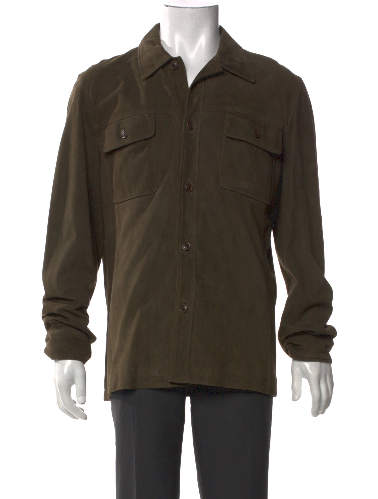 Salvatore Ferragamo Silk Long Sleeve Shirt