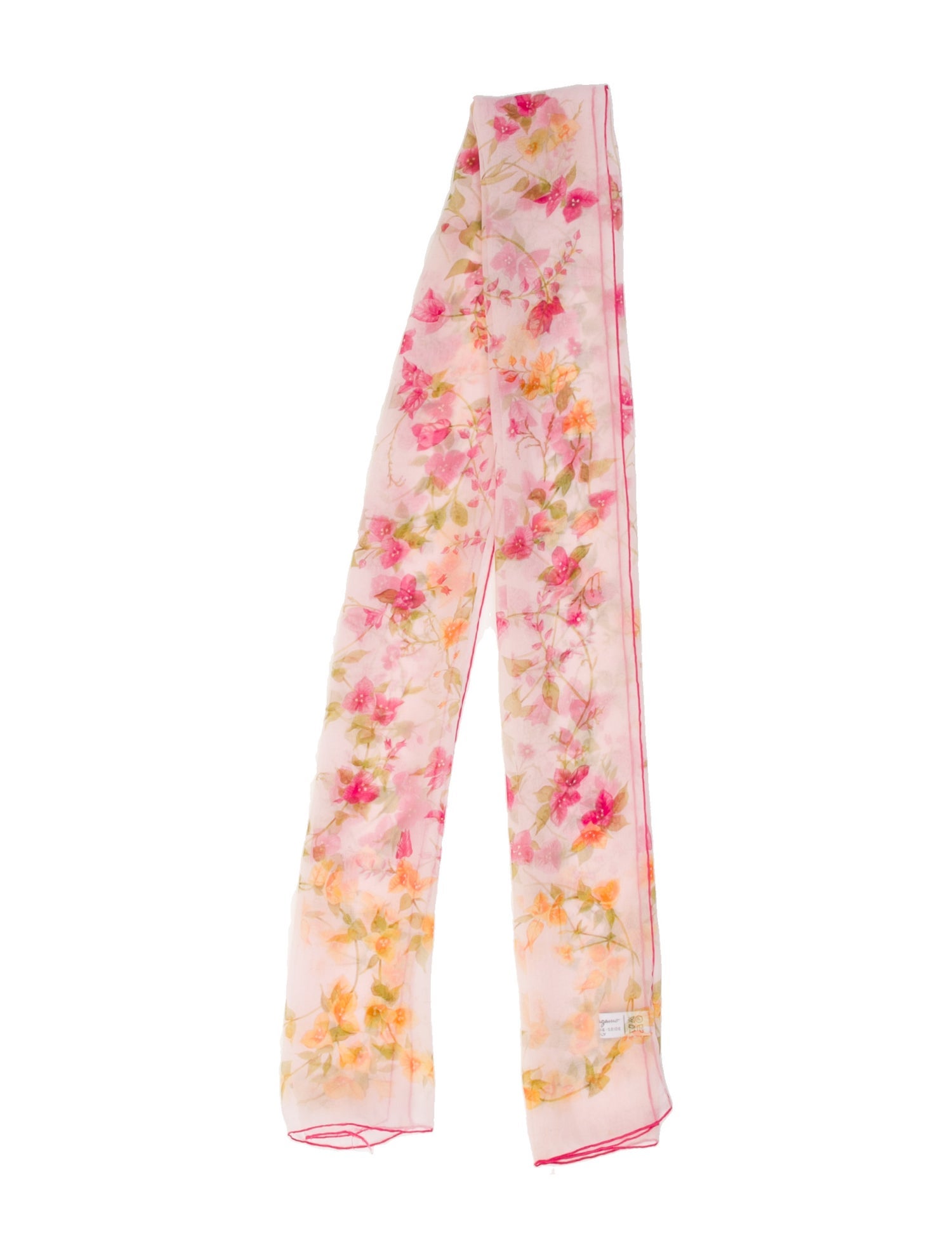 Salvatore Ferragamo Silk Floral Print Bandana