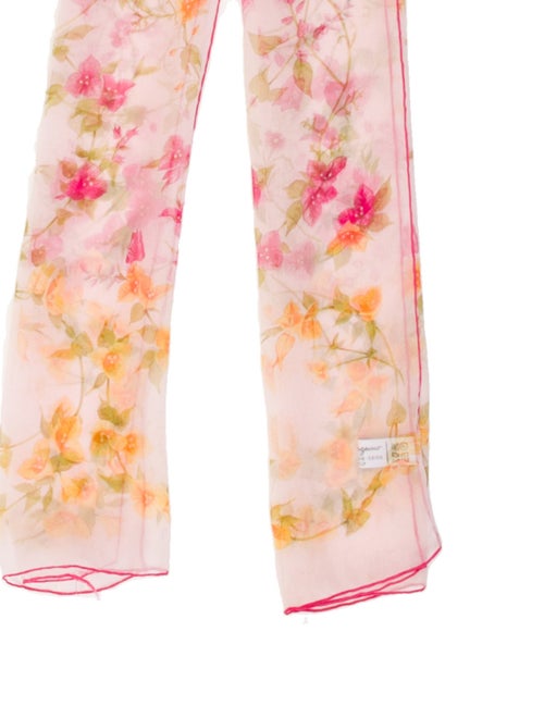 Salvatore Ferragamo Silk Floral Print Bandana
