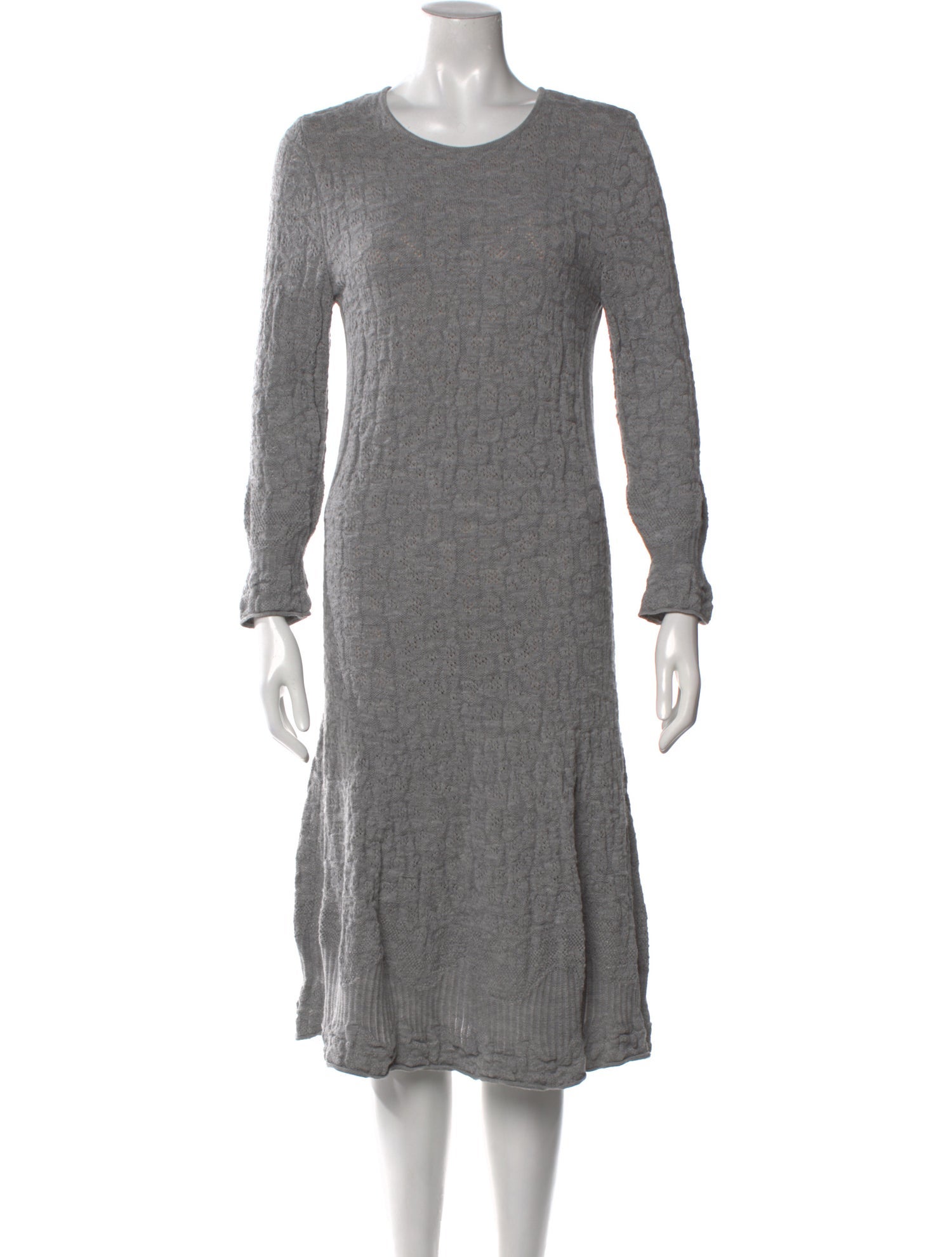 Salvatore Ferragamo Wool Midi Length Dress