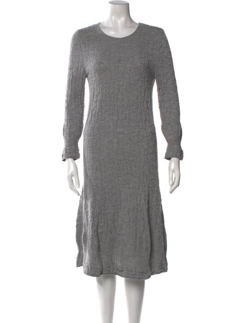 Salvatore Ferragamo Wool Midi Length Dress