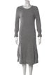 Salvatore Ferragamo Wool Midi Length Dress
