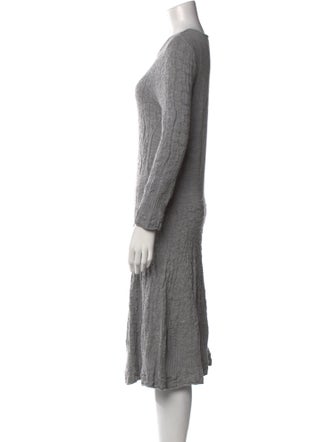 Salvatore Ferragamo Wool Midi Length Dress