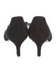 Salvatore Ferragamo Suede Bow Accents Pumps