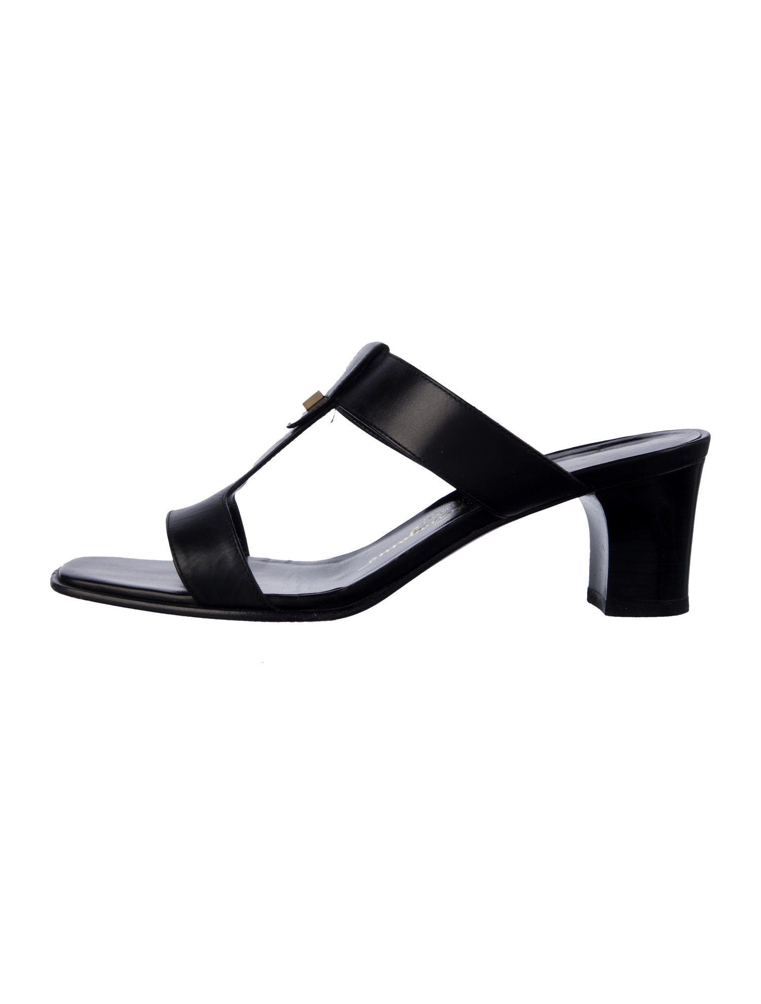 Salvatore Ferragamo Leather T-Strap Sandals