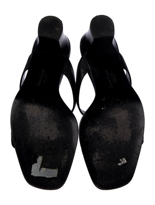 Salvatore Ferragamo Leather T-Strap Sandals