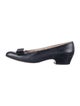 Salvatore Ferragamo Vara Bow Accent Leather Pumps
